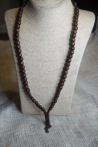 Nefertiti Wooden beaded Necklace