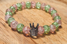 Pink and Green Crown Bracelet