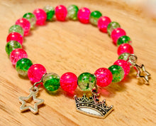 Pink and Green Milestone Bracelet