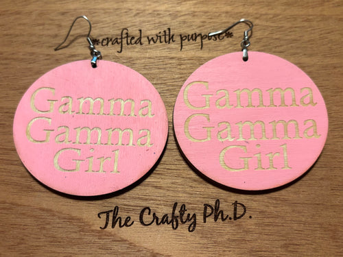 Gamma Gamma Girl Earrings