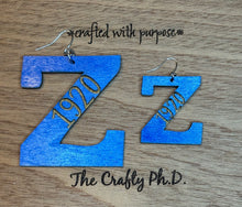 Zeta Phi Beta 1920 Earrings