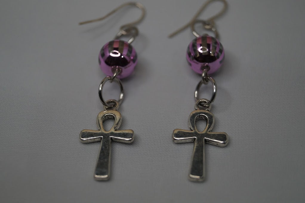 Ankh clearance dangle earrings