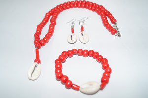The Red Cowrie Shell Collection