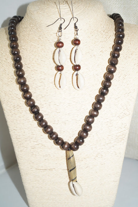 Cowrie beaded necklace collection