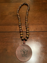 King leather necklace