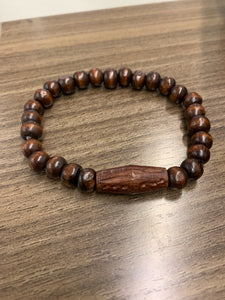 Chocolate engraved bracelet