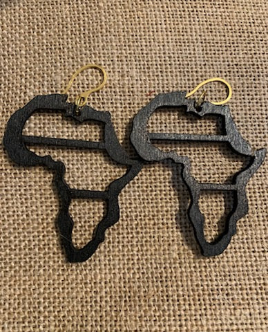 Lines in Africa earrings