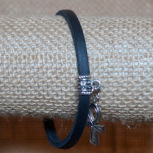 Ankh Leather Bracelet