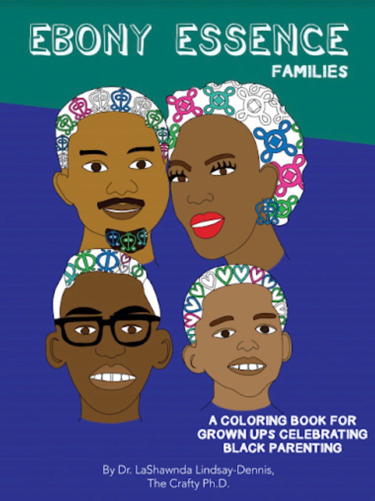 Ebony Essence Families Coloring Book
