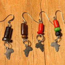Mini Africa Charm Earrings